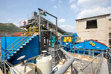 重慶時產200噸洗沙零排放項目現(xiàn)場